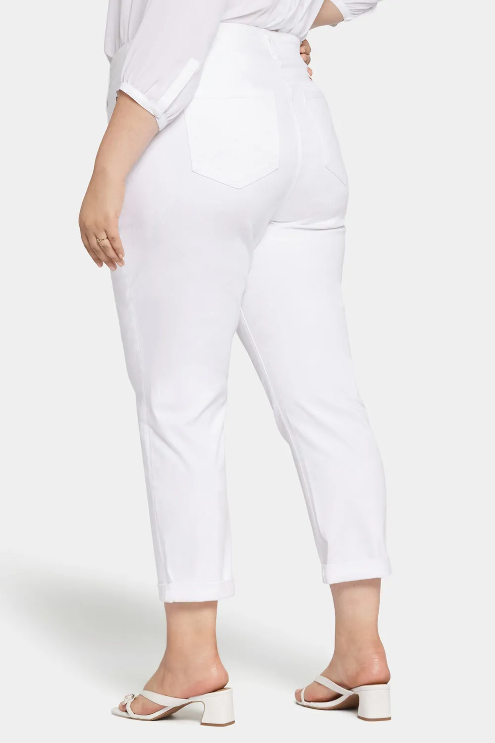 Margot Girlfriend Jeans In Plus Size - Optic White sold by NYDJ product image thumbnail 2