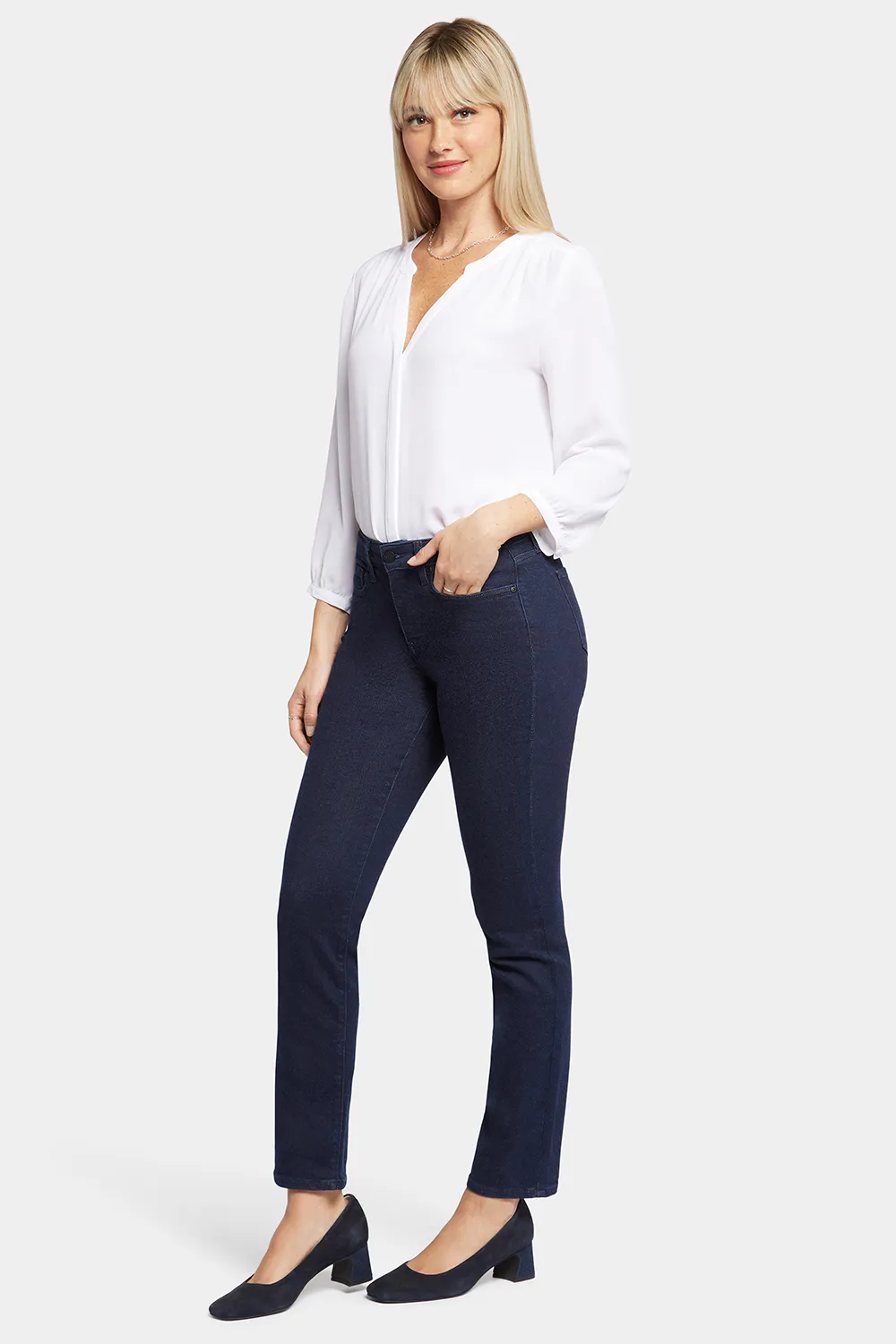 Sheri Slim Jeans In Petite - Rinse sold by NYDJ product image thumbnail 5