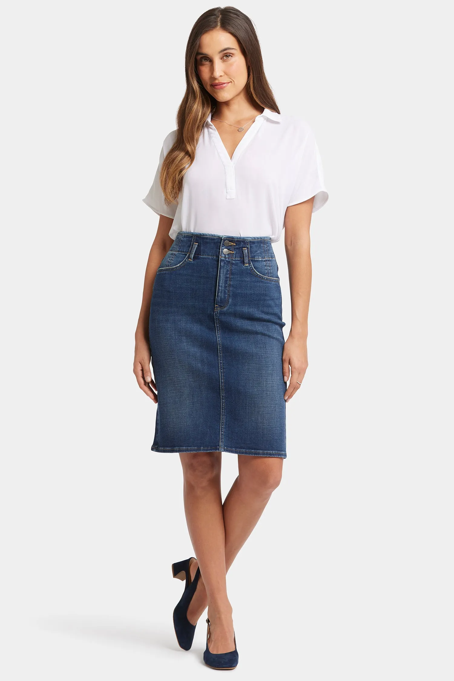 High Waist Skirt - Olympus sold by NYDJ product image thumbnail 4