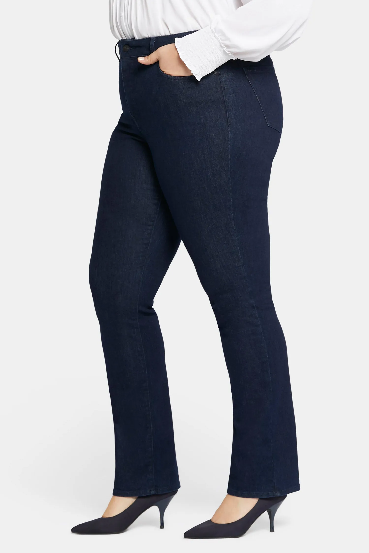 Marilyn Straight Jeans In Plus Size - Rinse sold by NYDJ product image thumbnail 3