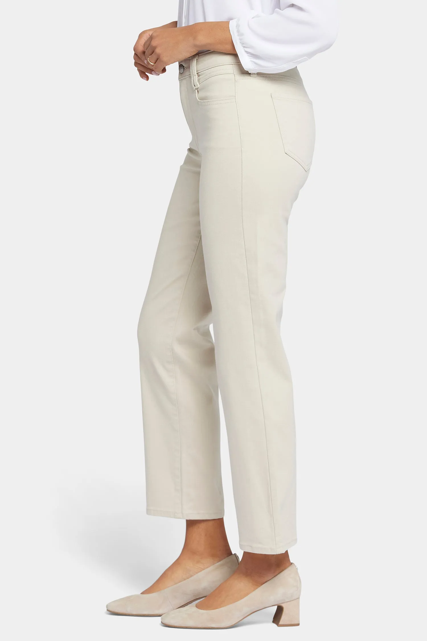 Bailey Relaxed Straight Ankle Jeans - Feather sold by NYDJ product image thumbnail 3