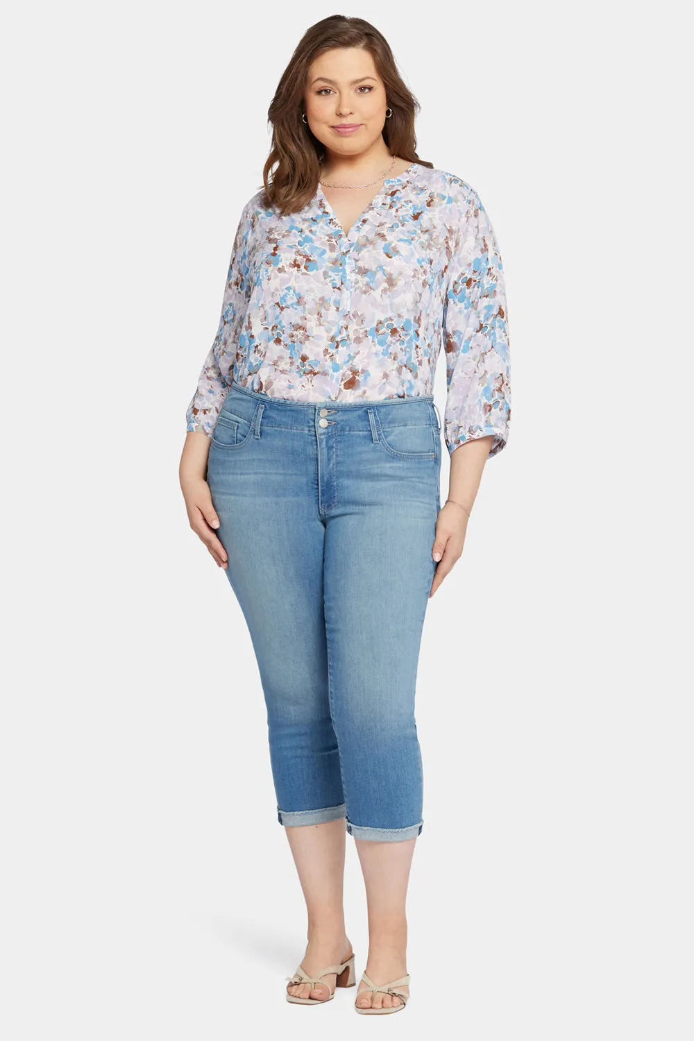 Chloe Capri Jeans In Plus Size - Mesmerize sold by NYDJ product image thumbnail 4