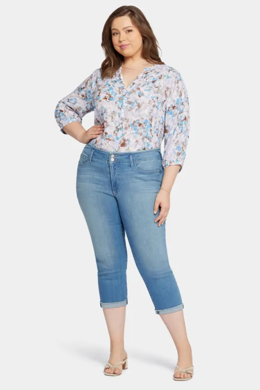 Chloe Capri Jeans In Plus Size - Mesmerize sold by NYDJ