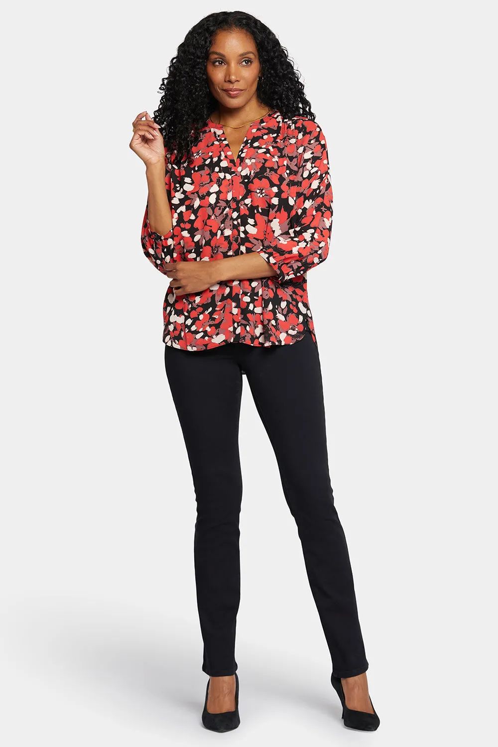 Pintuck Blouse - Lilydale sold by NYDJ product image thumbnail 5