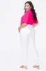 Alina Skinny Jeans In Plus Size - Optic White sold by NYDJ