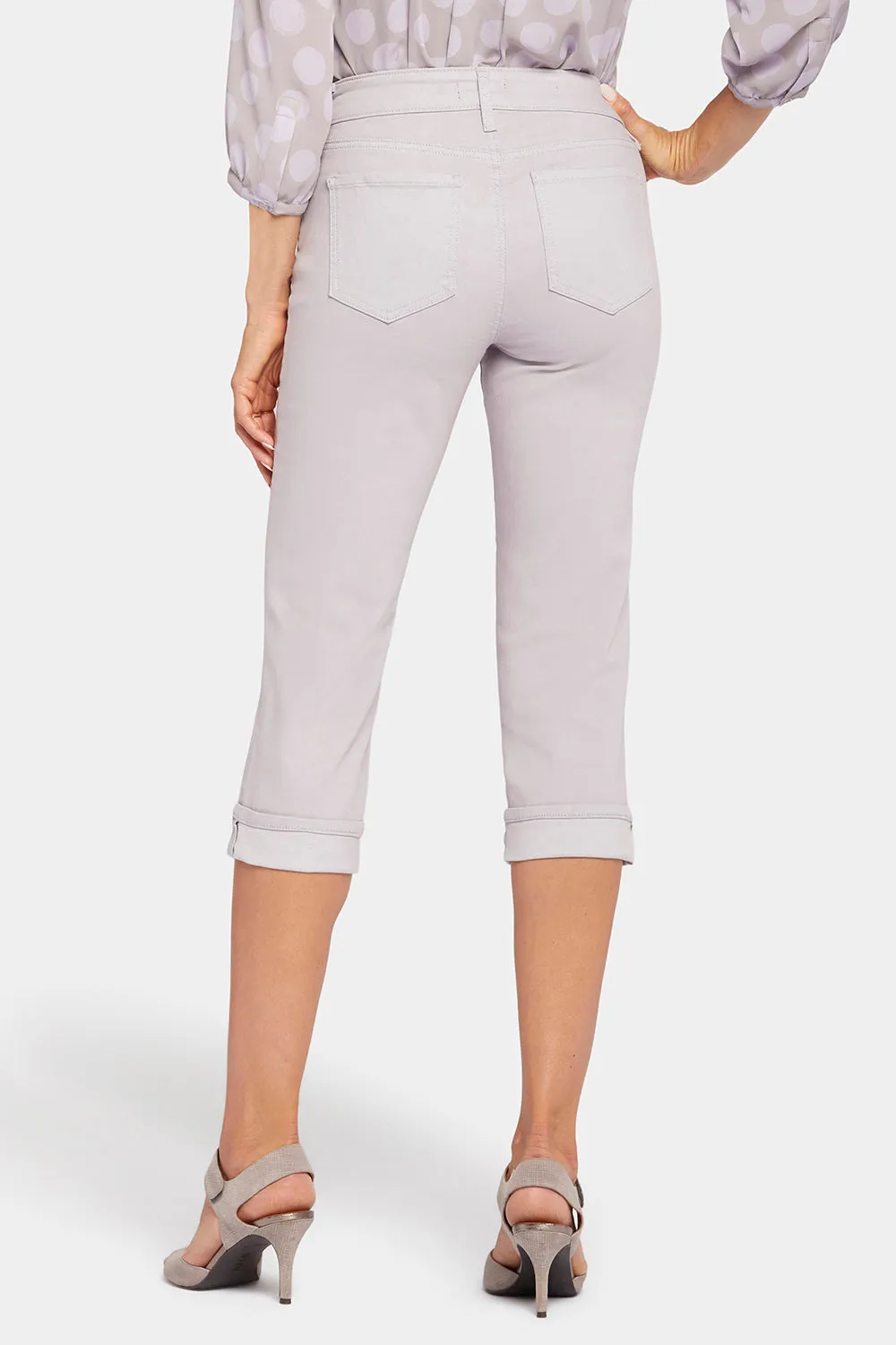 Marilyn Straight Crop Jeans In Petite - Pearl Grey sold by NYDJ product image thumbnail 2