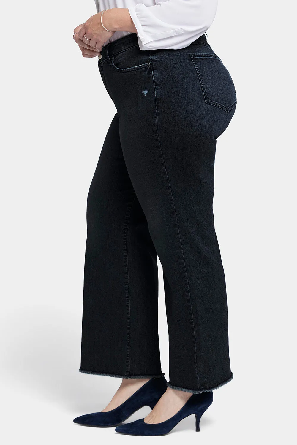 Teresa Wide Leg Ankle Jeans In Plus Size - Huntley sold by NYDJ product image thumbnail 3