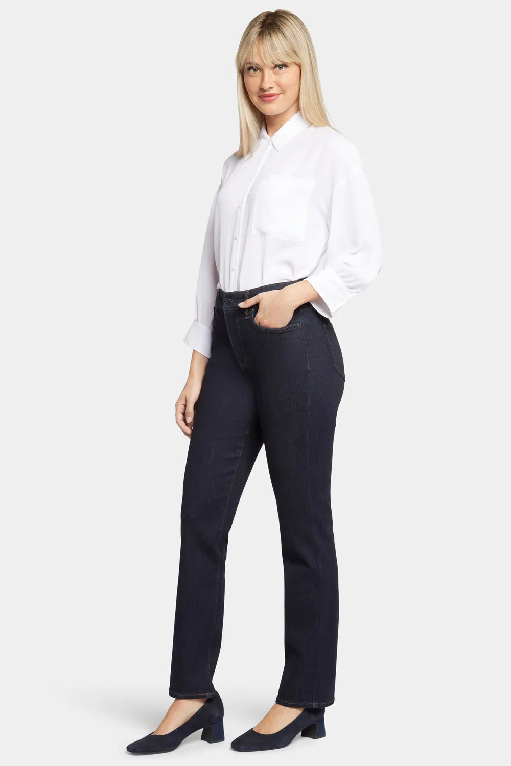 Curve Shaper™ Marilyn Straight Jeans - Magical sold by NYDJ product image thumbnail 5