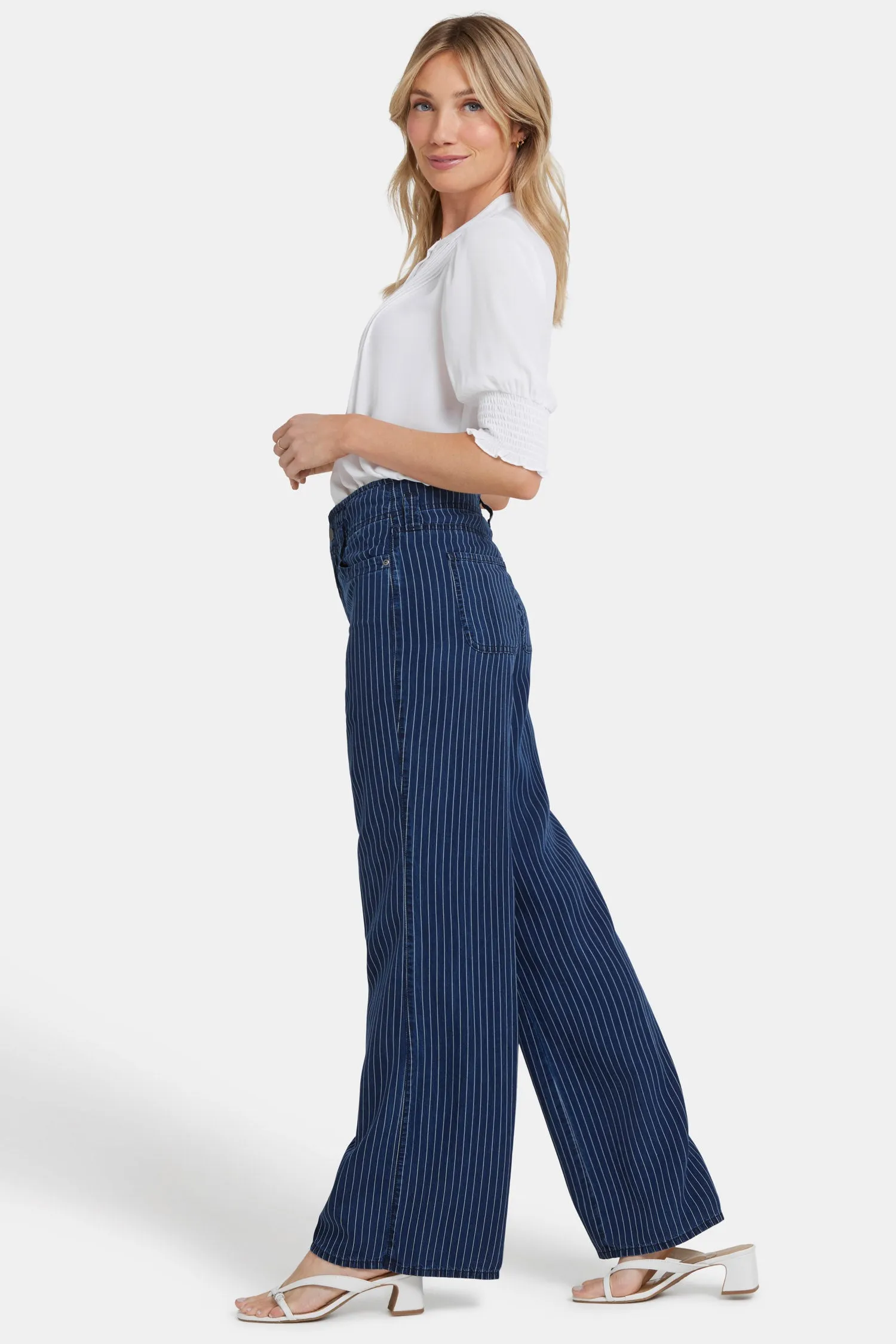 Teresa Wide Leg Jeans - Dark Ocean sold by NYDJ product image thumbnail 5
