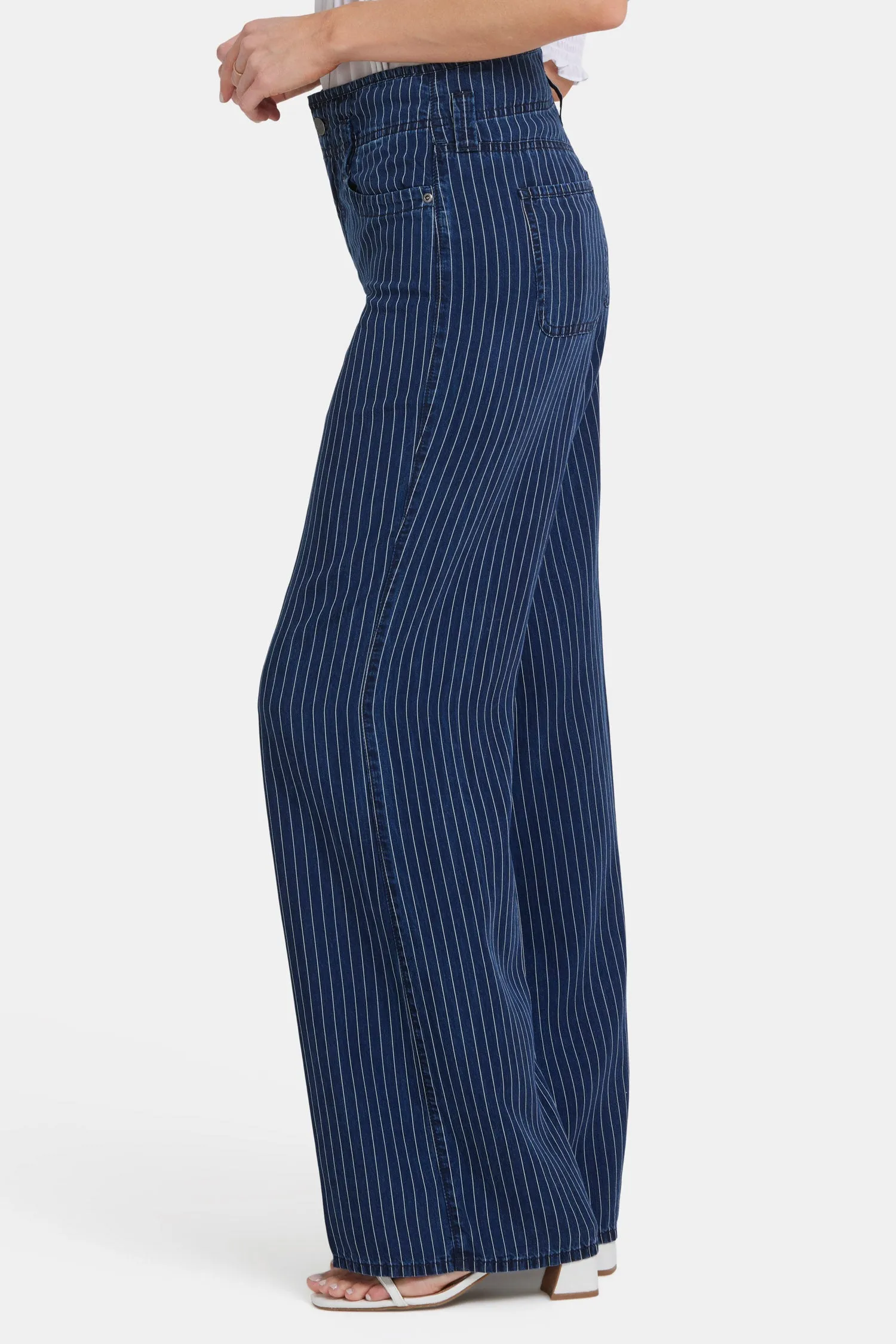 Teresa Wide Leg Jeans - Dark Ocean sold by NYDJ product image thumbnail 3