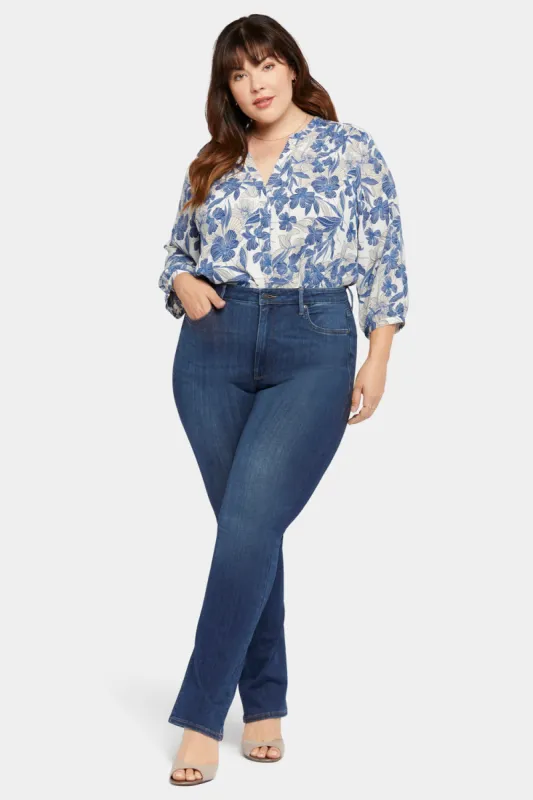 Slim Bootcut Jeans In Plus Size - Blue Moon sold by NYDJ