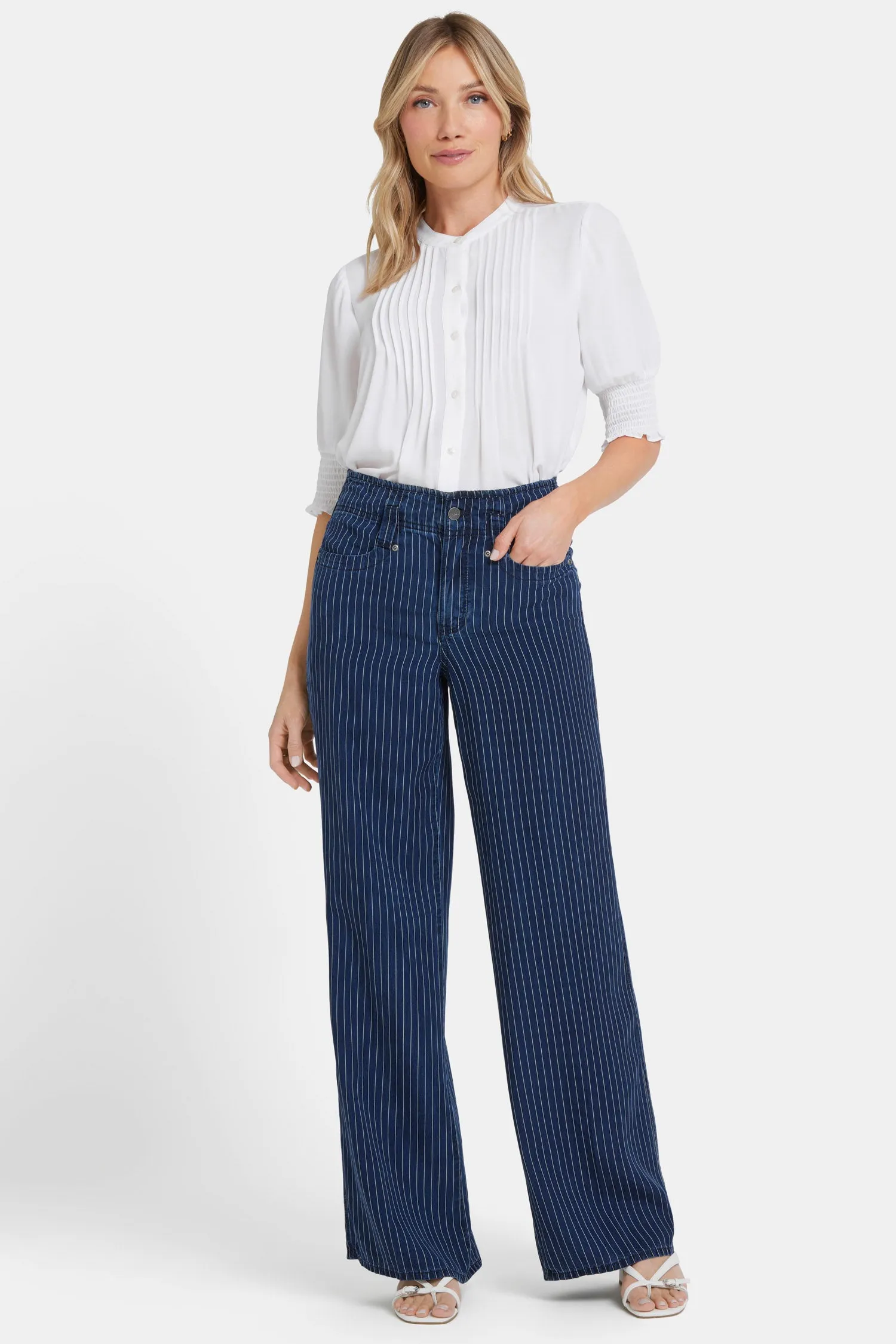 Teresa Wide Leg Jeans - Dark Ocean sold by NYDJ product image thumbnail 4