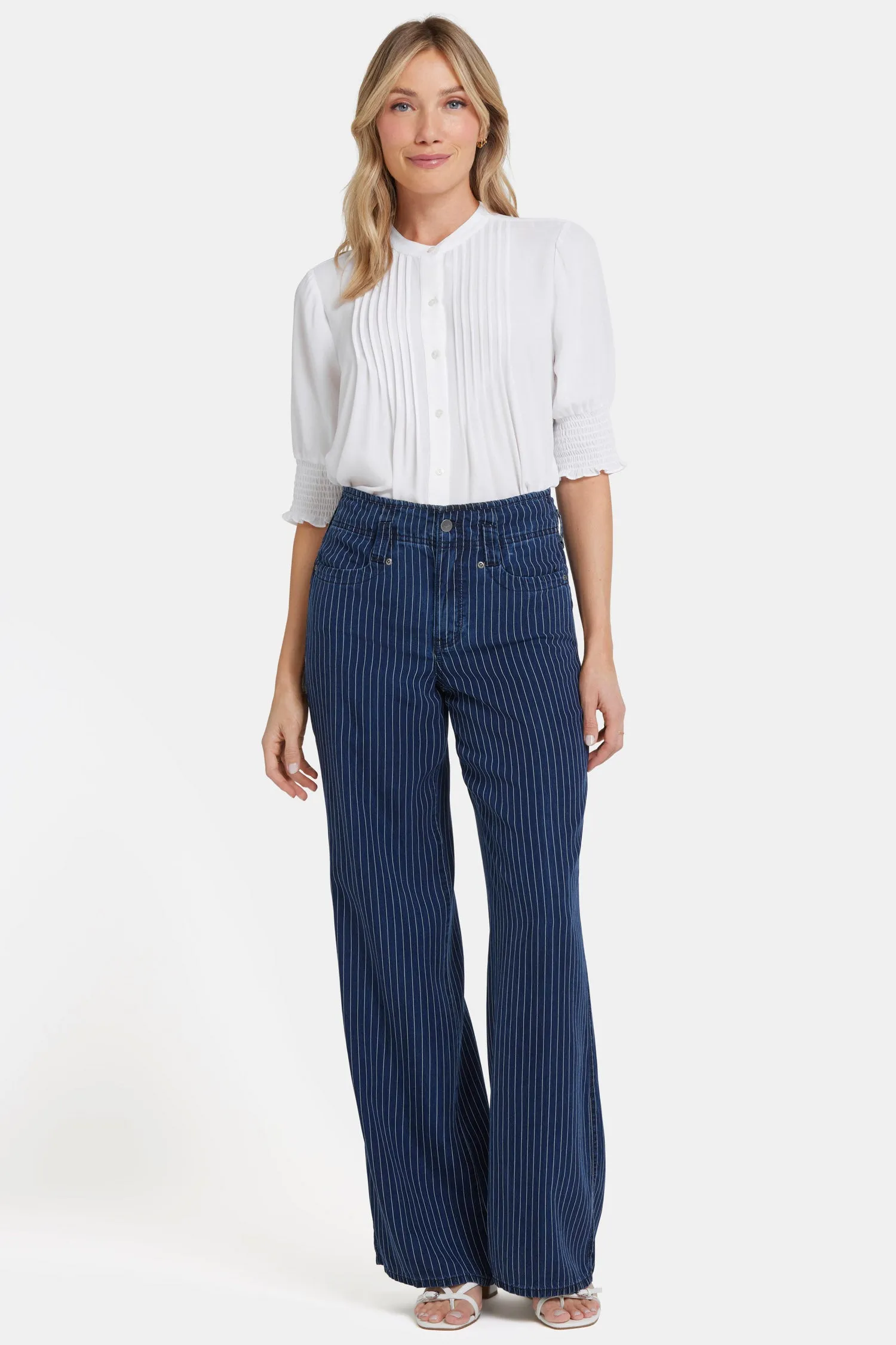 Teresa Wide Leg Jeans - Dark Ocean sold by NYDJ