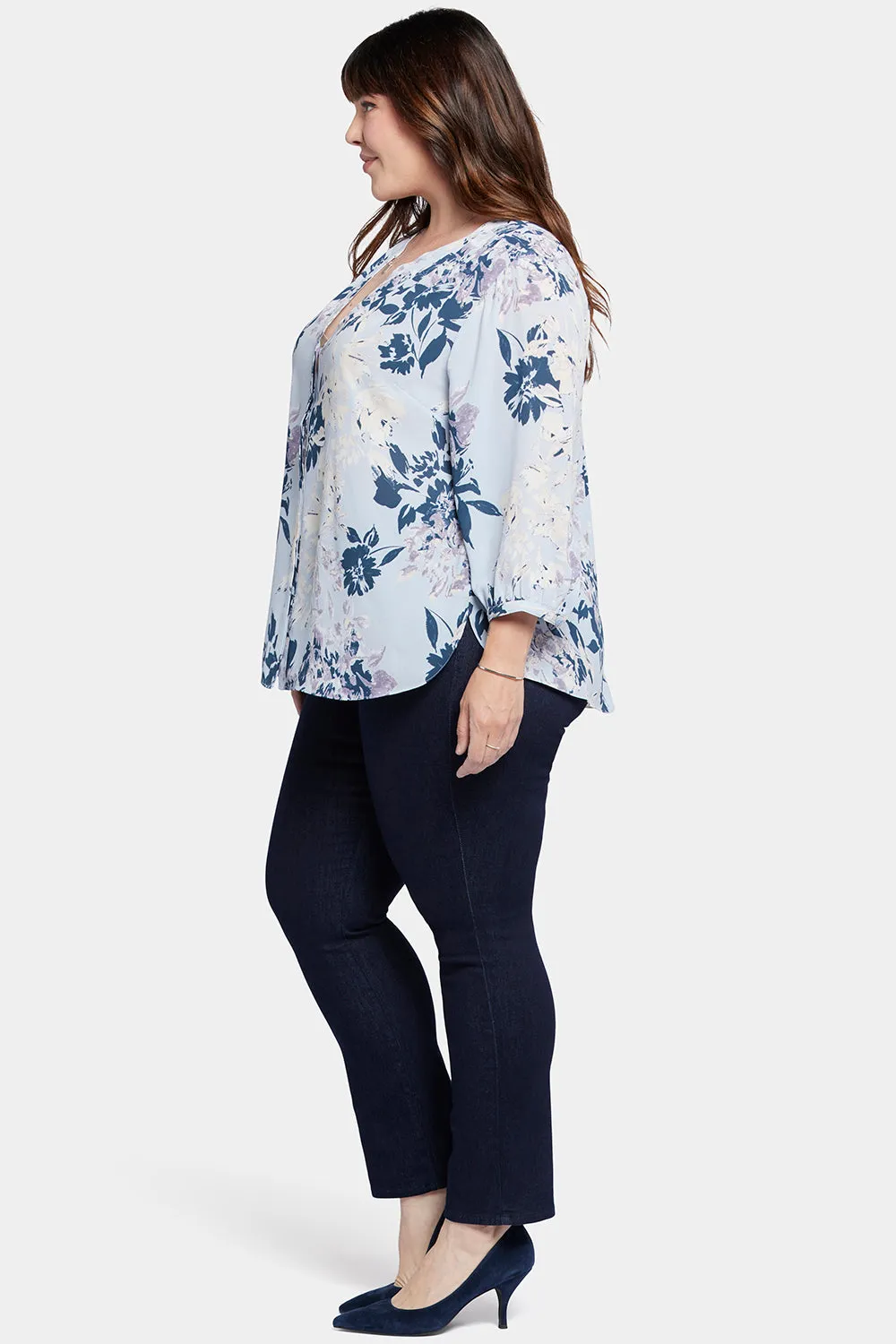 Pintuck Blouse In Plus Size - Valley Faire sold by NYDJ product image thumbnail 3