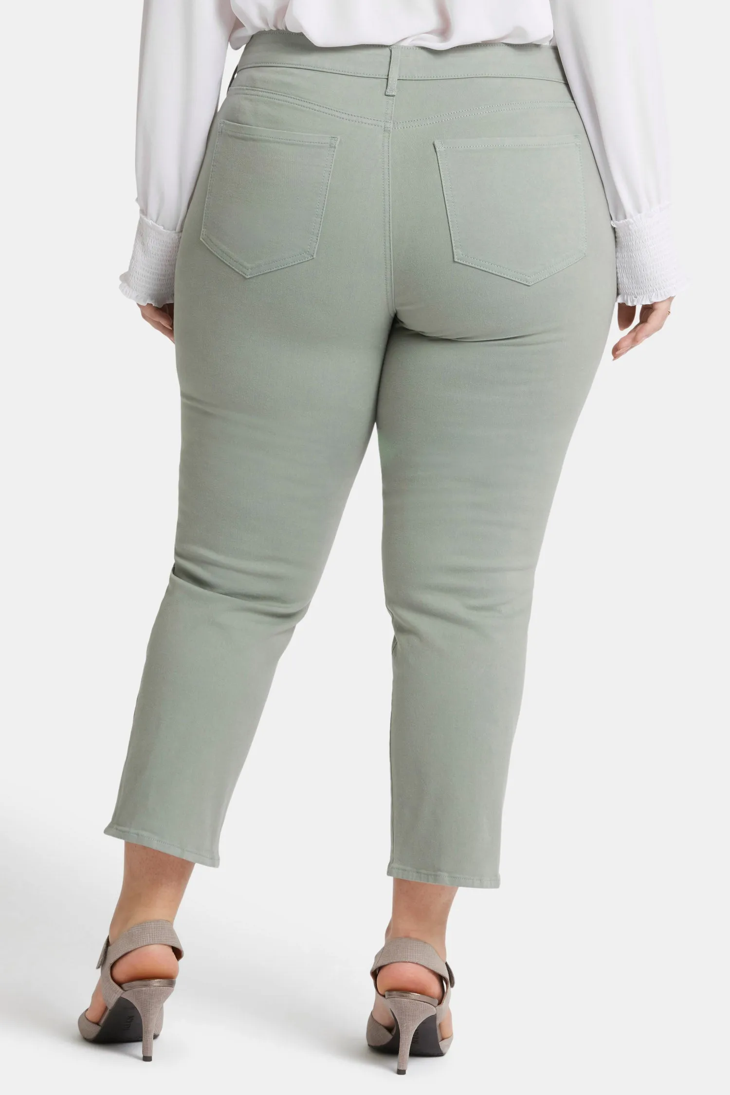 Marilyn Straight Ankle Jeans In Plus Size - Lily Pad sold by NYDJ product image thumbnail 2