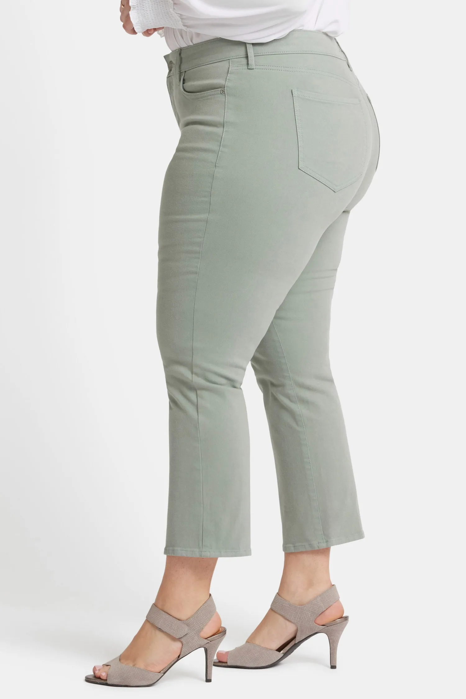 Marilyn Straight Ankle Jeans In Plus Size - Lily Pad sold by NYDJ product image thumbnail 3