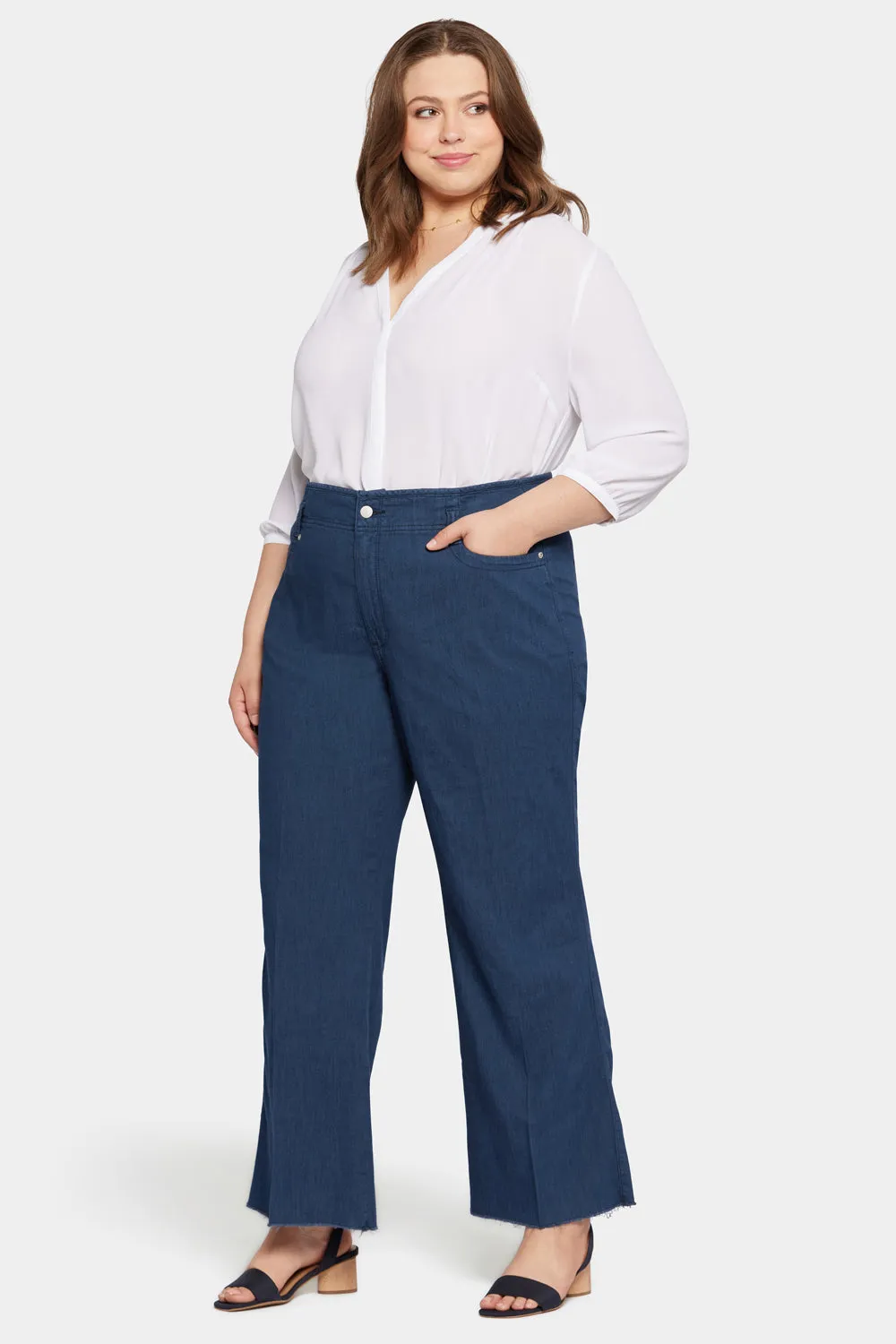 Teresa Wide Leg Jeans In Plus Size - Serendipity sold by NYDJ product image thumbnail 5
