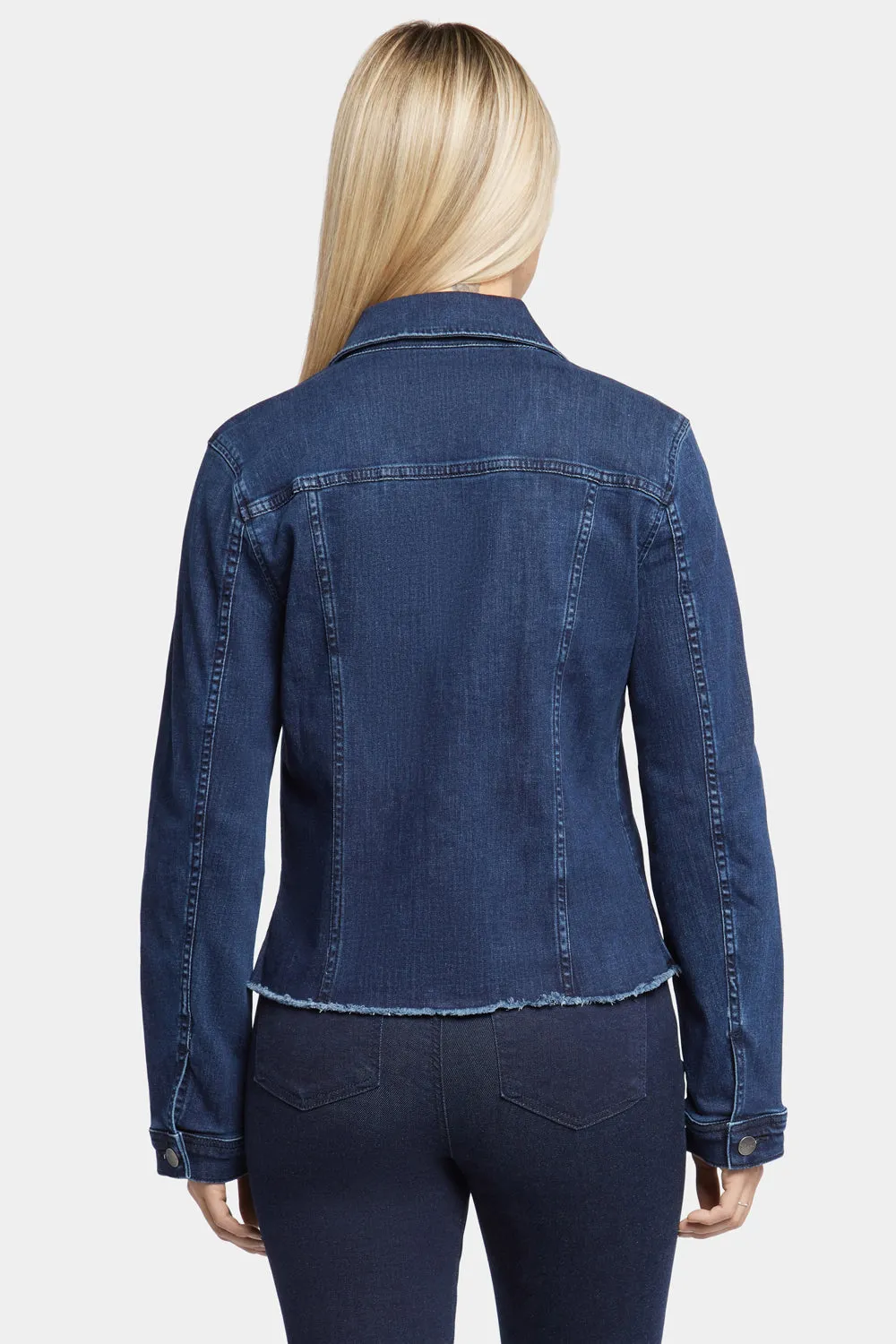 Frayed Hem Denim Jacket - Underground sold by NYDJ product image thumbnail 2