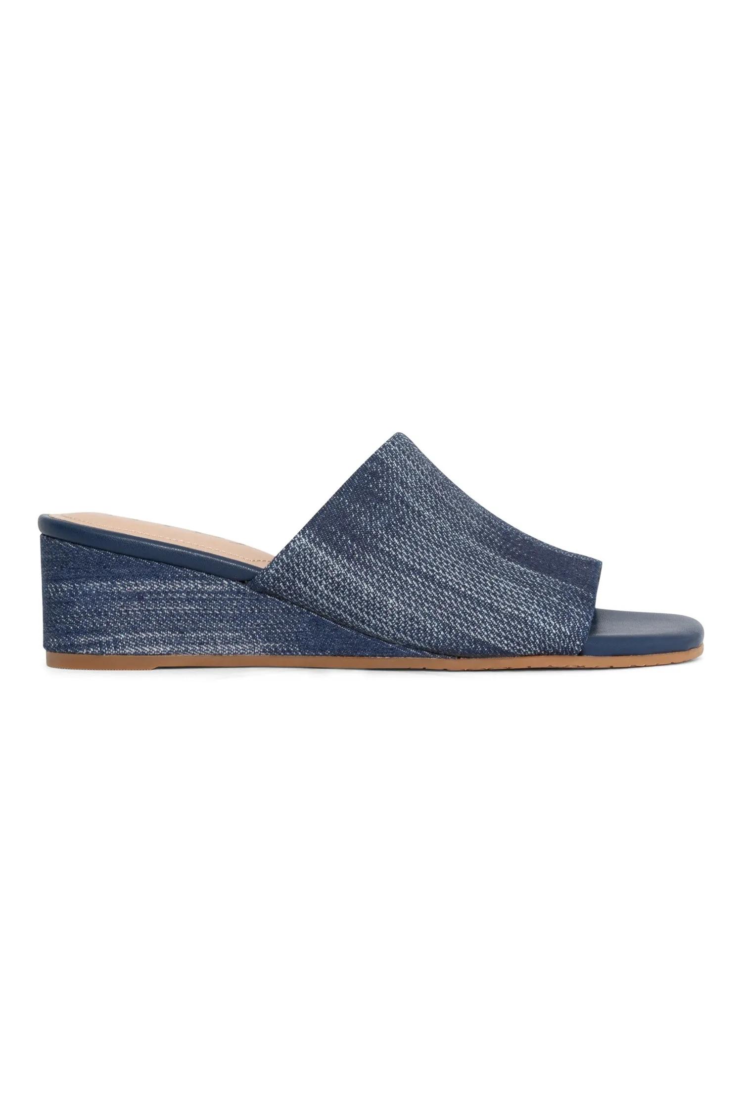 Claudine Wedge Mule Sandals - Dark Blue sold by NYDJ product image thumbnail 2