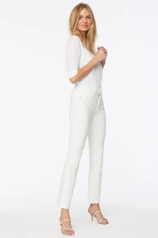 Slim Bootcut Ankle Jeans In Petite - Optic White sold by NYDJ