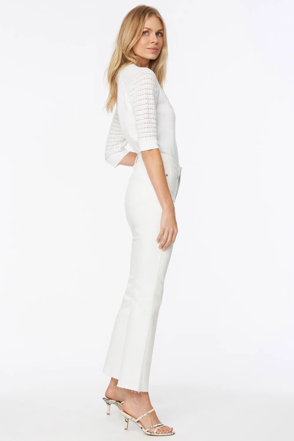 Slim Bootcut Ankle Jeans In Petite - Optic White sold by NYDJ product image thumbnail 5