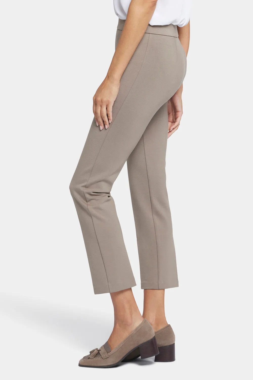 Pull-On Straight Ankle Trouser Pants - Saddlewood sold by NYDJ product image thumbnail 3