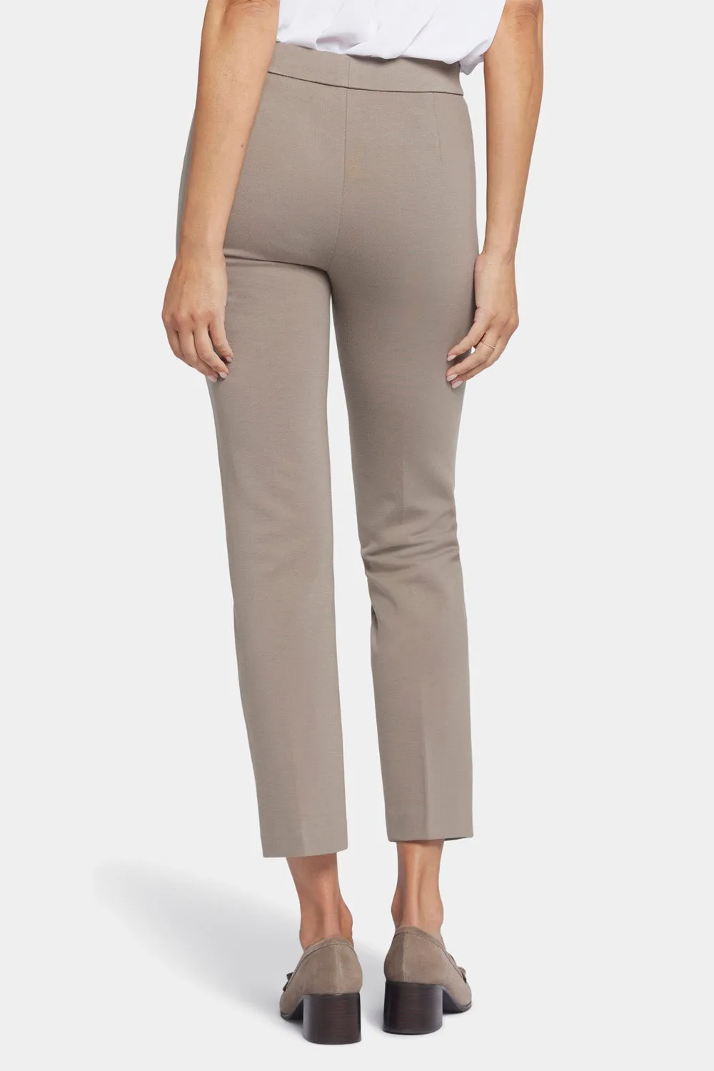Pull-On Straight Ankle Trouser Pants - Saddlewood sold by NYDJ product image thumbnail 2