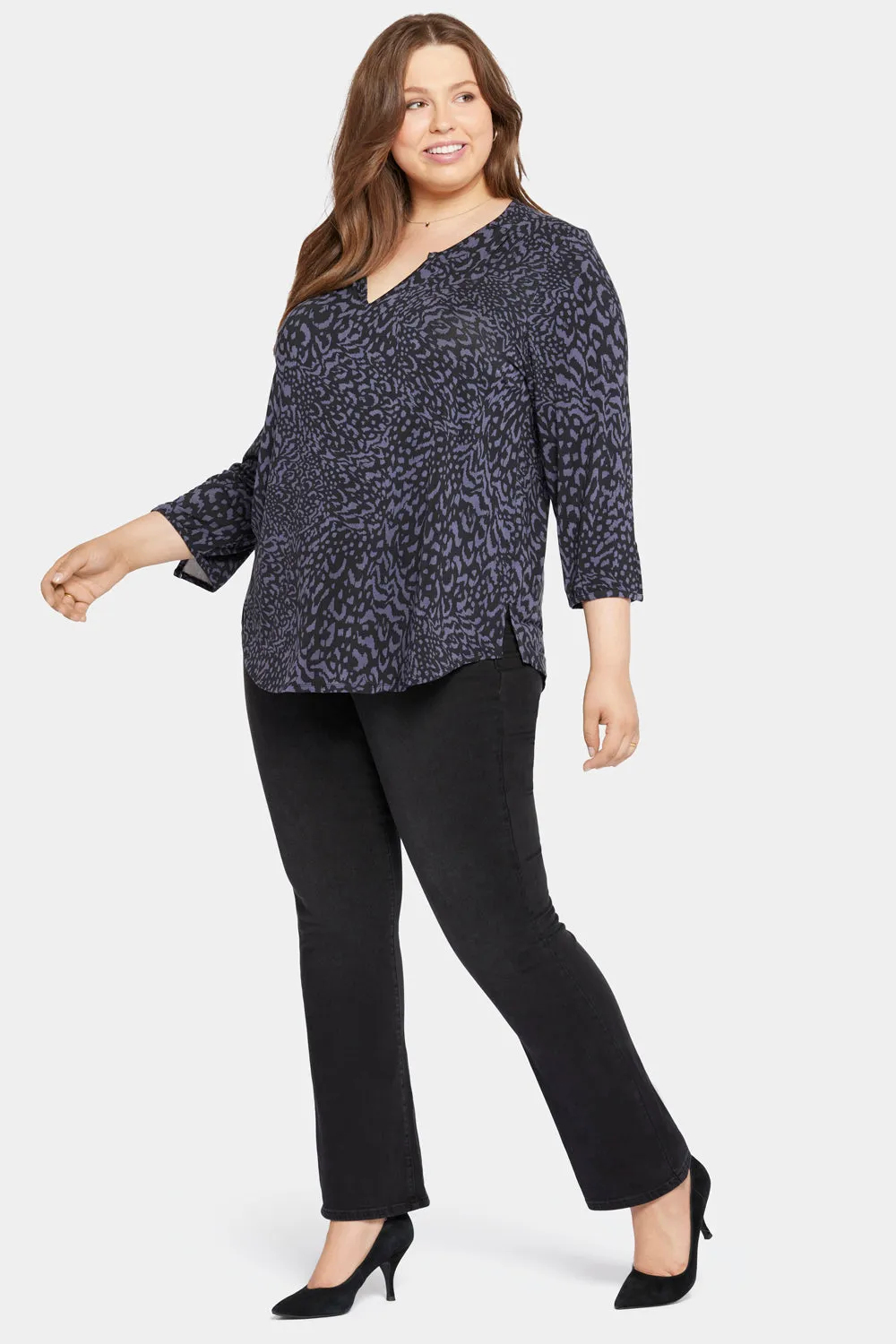 Perfect Tee In Plus Size - Lowell Jaguar sold by NYDJ product image thumbnail 3