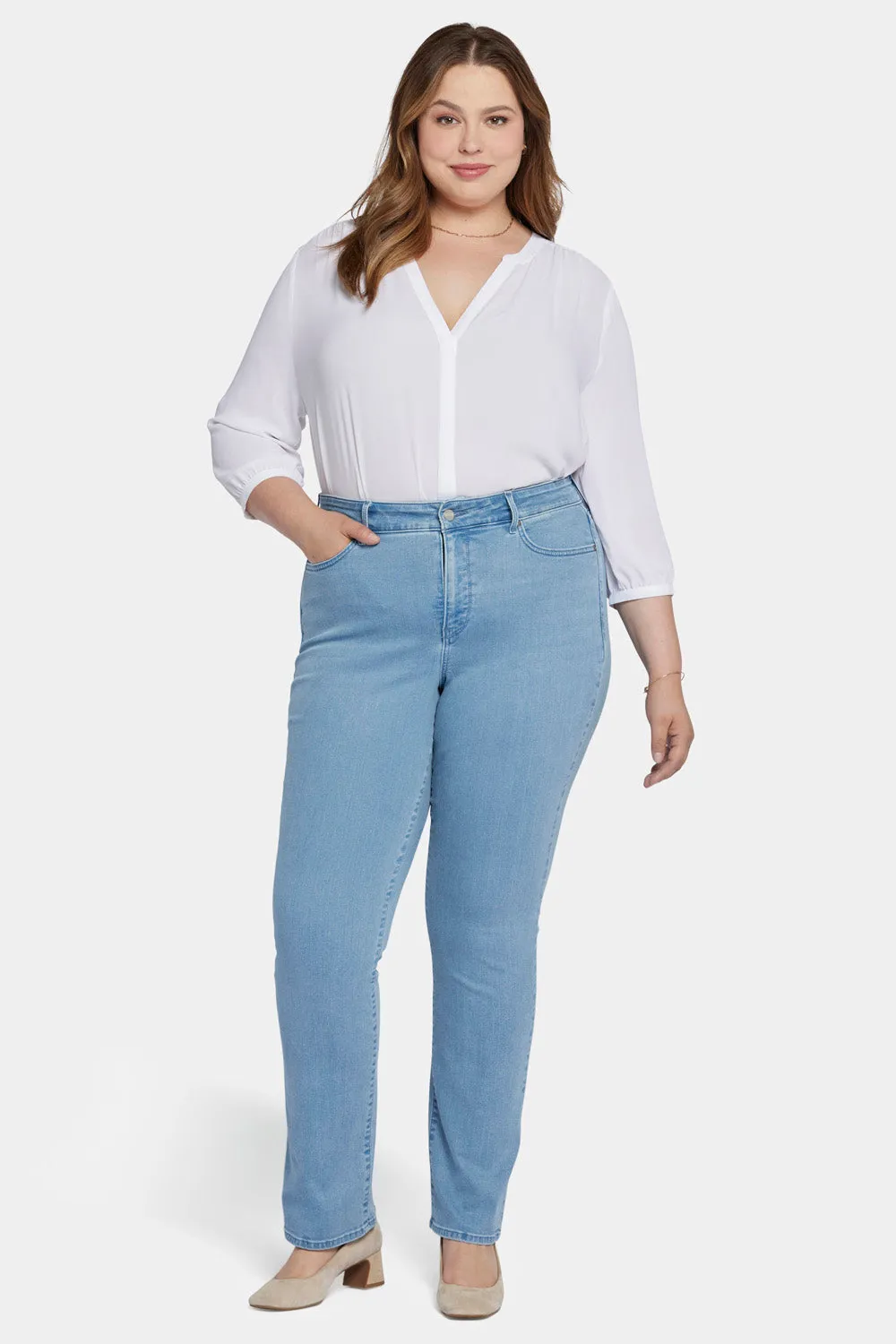 Marilyn Straight Jeans In Plus Size - Kingston sold by NYDJ product image thumbnail 4