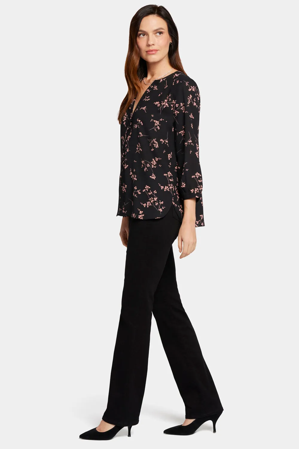 Pintuck Blouse - Cynthiana sold by NYDJ product image thumbnail 3