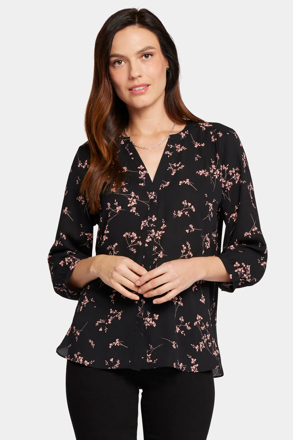 Pintuck Blouse - Cynthiana sold by NYDJ product image thumbnail 4