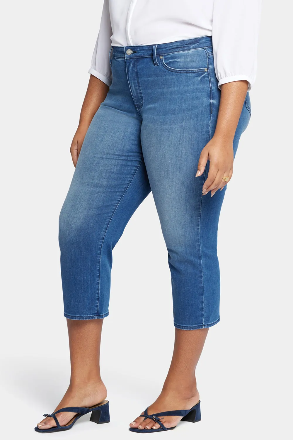Relaxed Piper Crop Jeans In Plus Size - Melody sold by NYDJ product image thumbnail 3