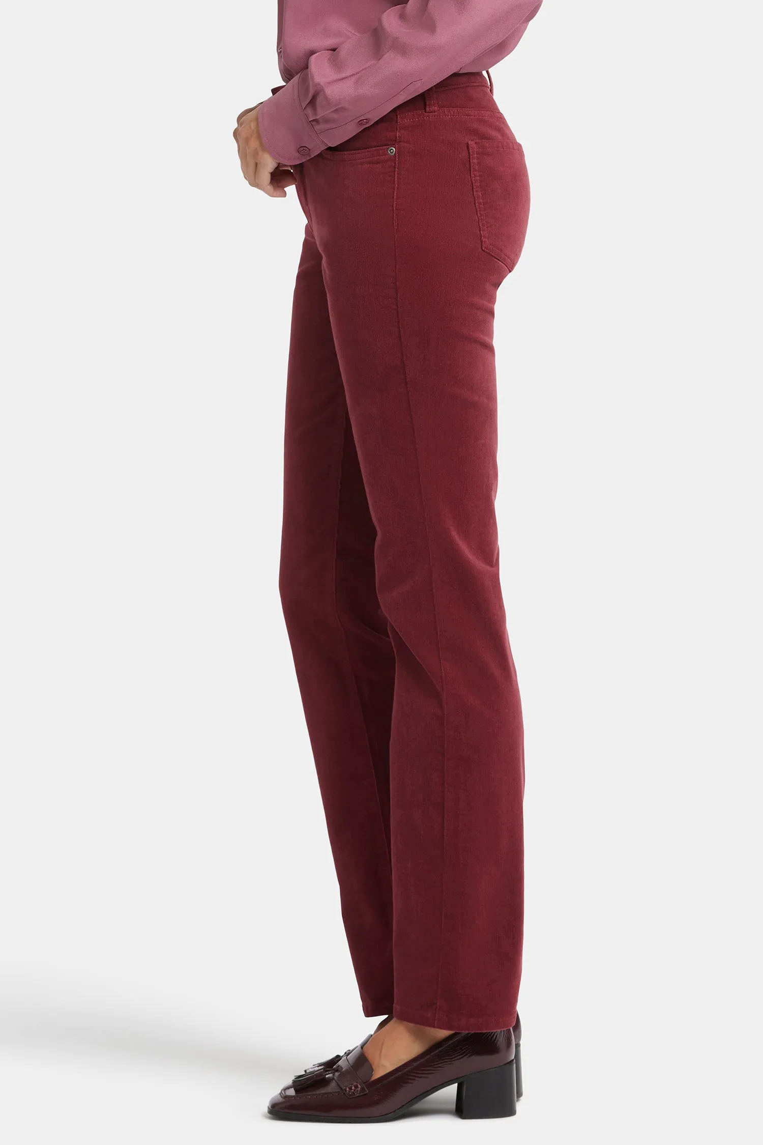 Marilyn Straight Pants - Cranberry Pie sold by NYDJ product image thumbnail 3