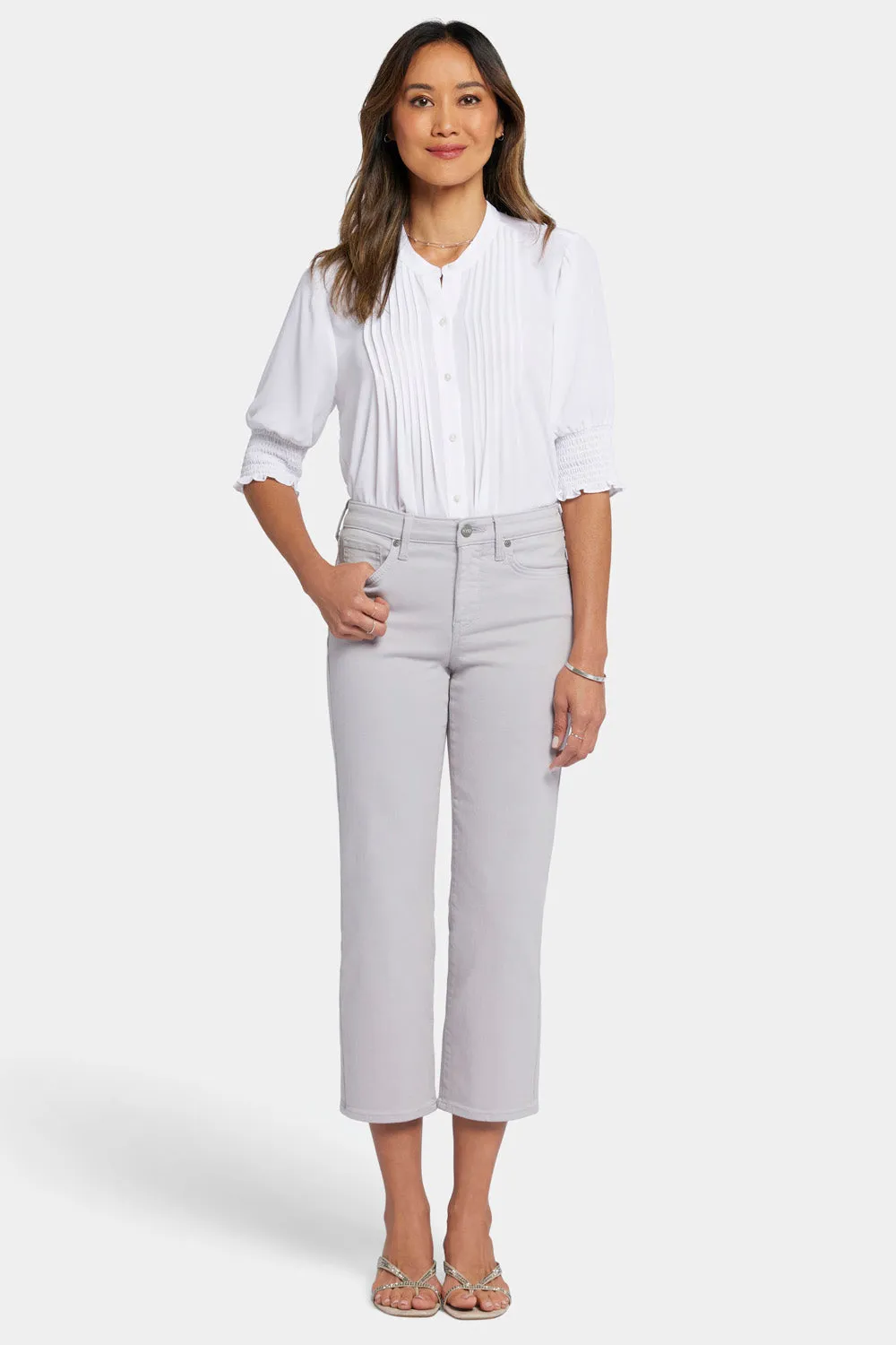 Relaxed Piper Crop Jeans - Pearl Grey sold by NYDJ product image thumbnail 4