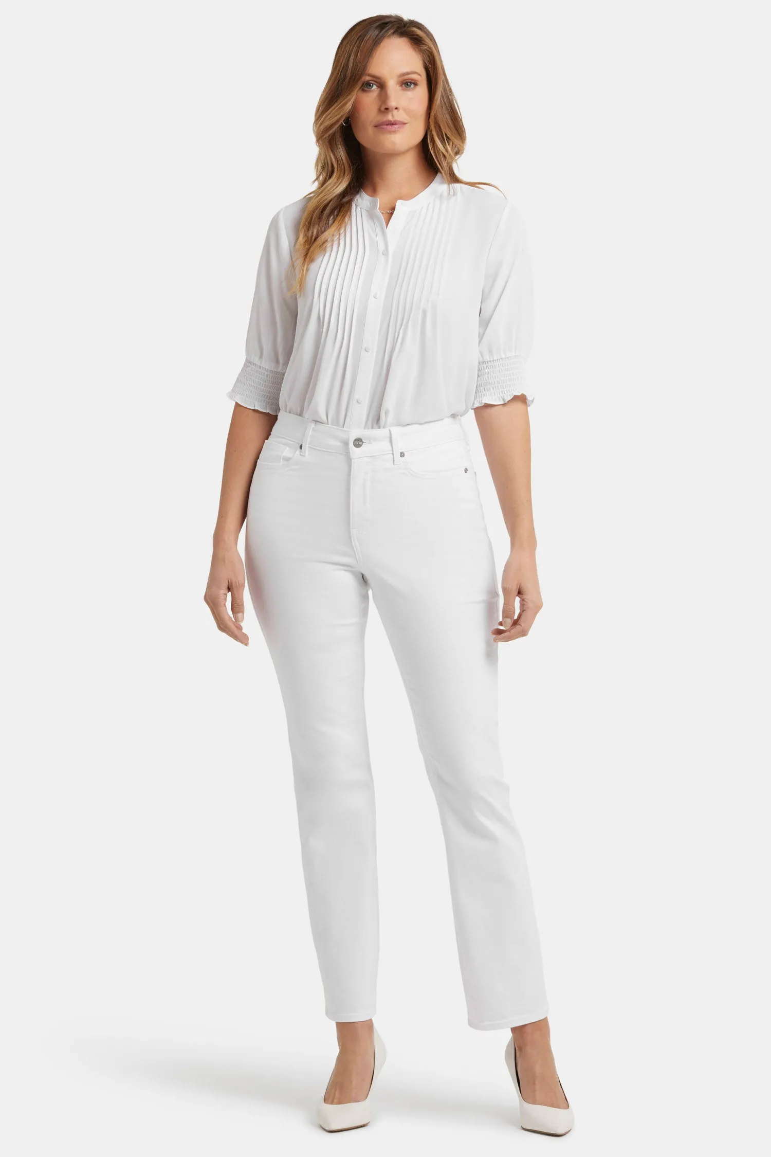 Ellison Straight Jeans - Optic White sold by NYDJ product image thumbnail 4