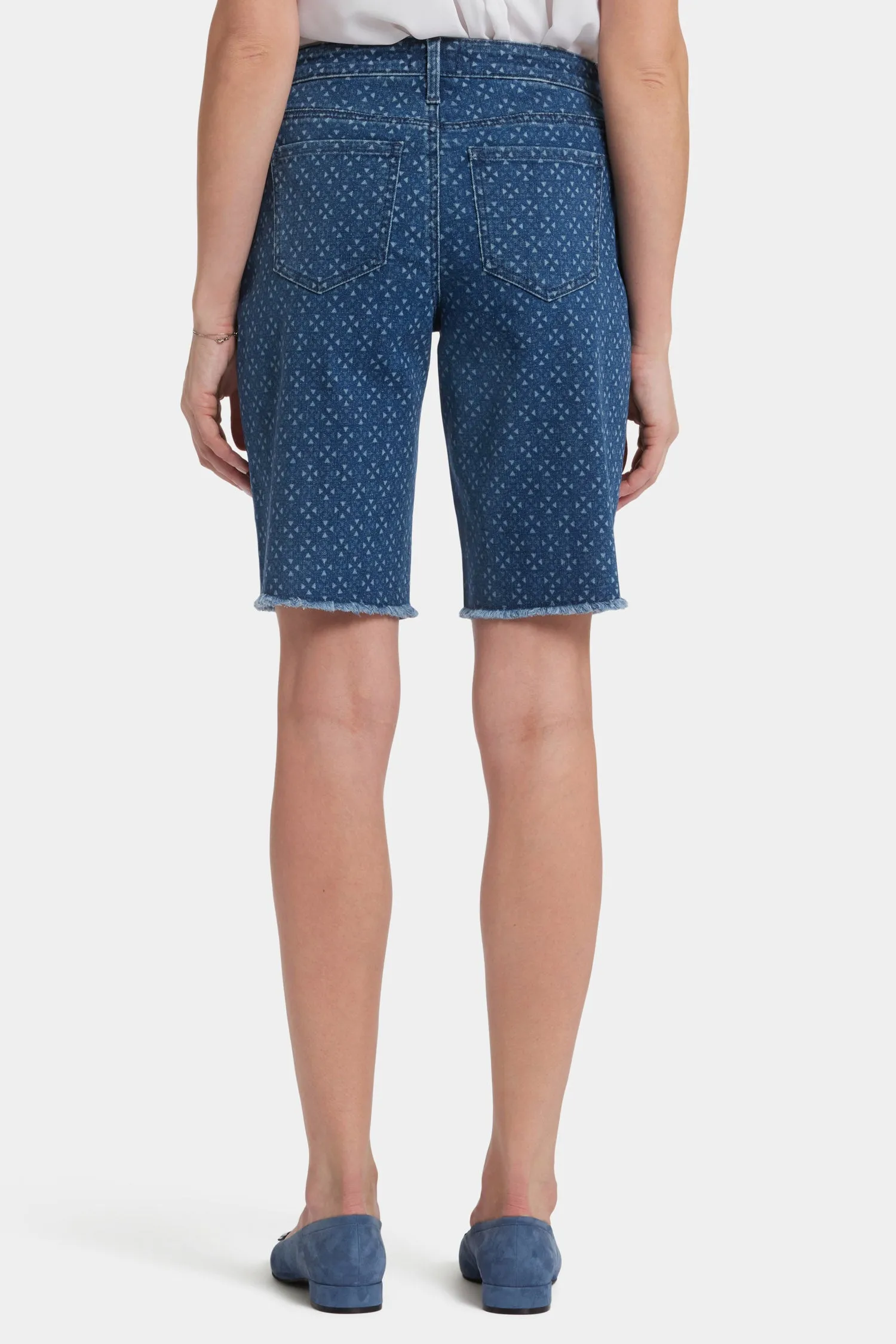 Lilly Boyfriend Denim Shorts - Indigo Giona Geo sold by NYDJ product image thumbnail 2