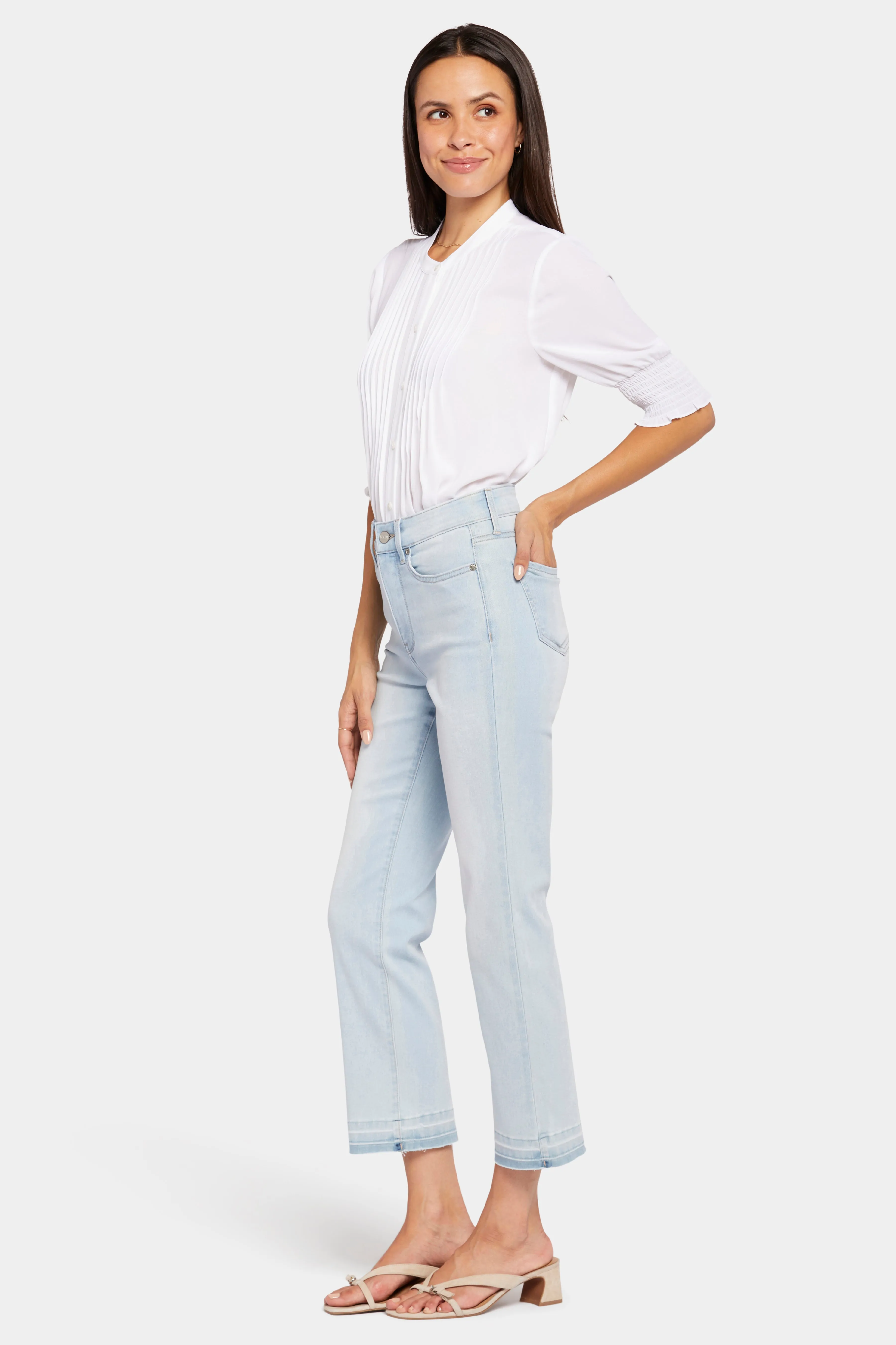 Marilyn Straight Ankle Jeans In Petite - Brightside sold by NYDJ product image thumbnail 5