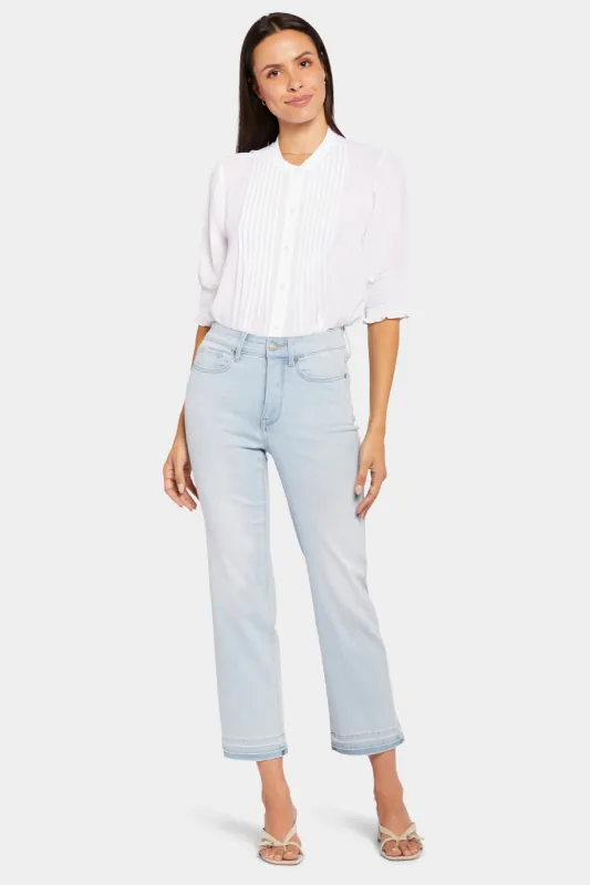 Marilyn Straight Ankle Jeans In Petite - Brightside sold by NYDJ
