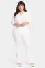 Marilyn Straight Pants In Plus Size - Optic White sold by NYDJ