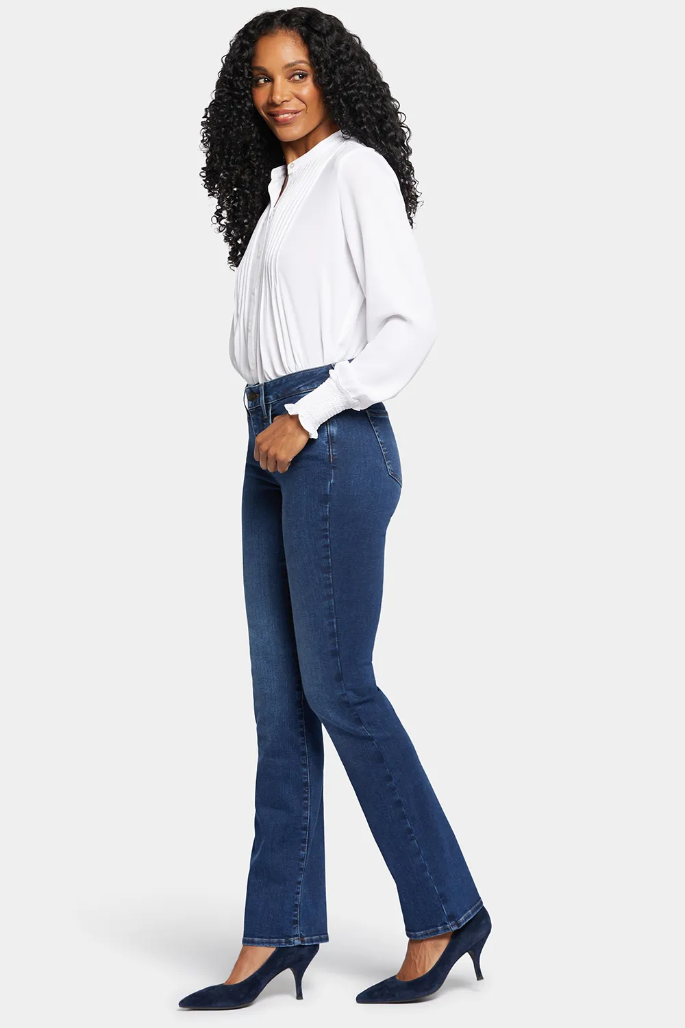 Barbara Bootcut Jeans In Petite - Cooper sold by NYDJ product image thumbnail 5