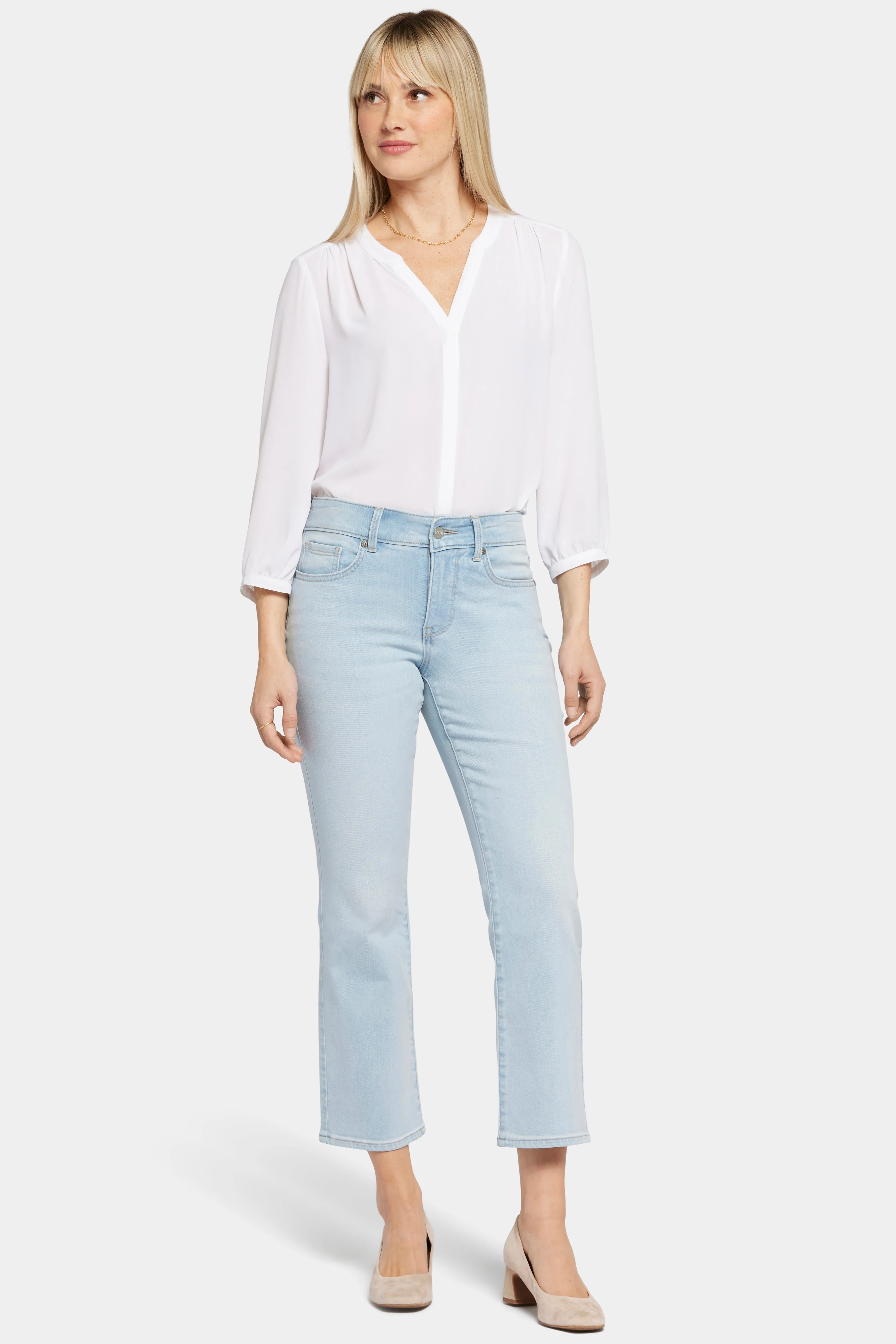 Marilyn Straight Ankle Jeans - Brightside sold by NYDJ product image thumbnail 4