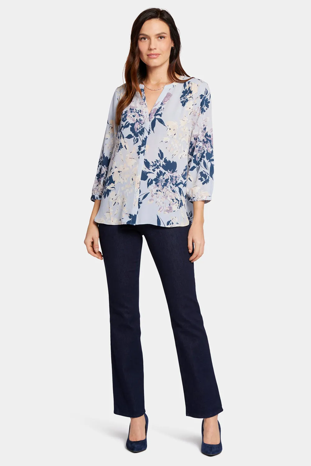Pintuck Blouse - Valley Faire sold by NYDJ product image thumbnail 5