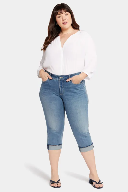 Marilyn Straight Crop Jeans In Plus Size - Upbeat sold by NYDJ