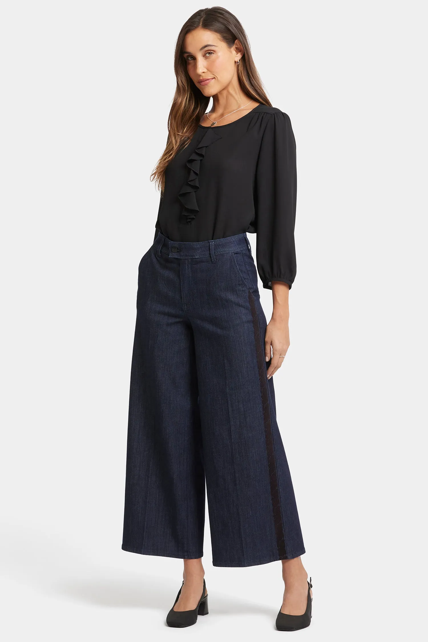 Mona Wide Leg Trouser Jeans - Lightweight Rinse sold by NYDJ product image thumbnail 4