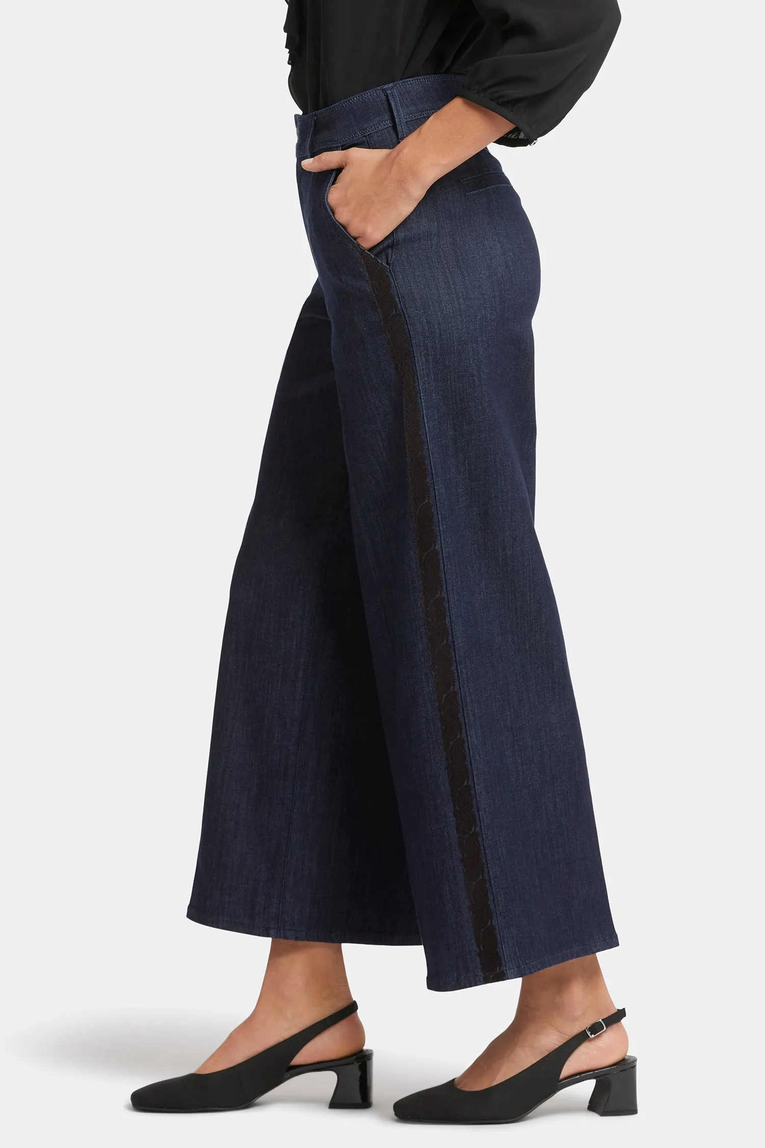 Mona Wide Leg Trouser Jeans - Lightweight Rinse sold by NYDJ product image thumbnail 3