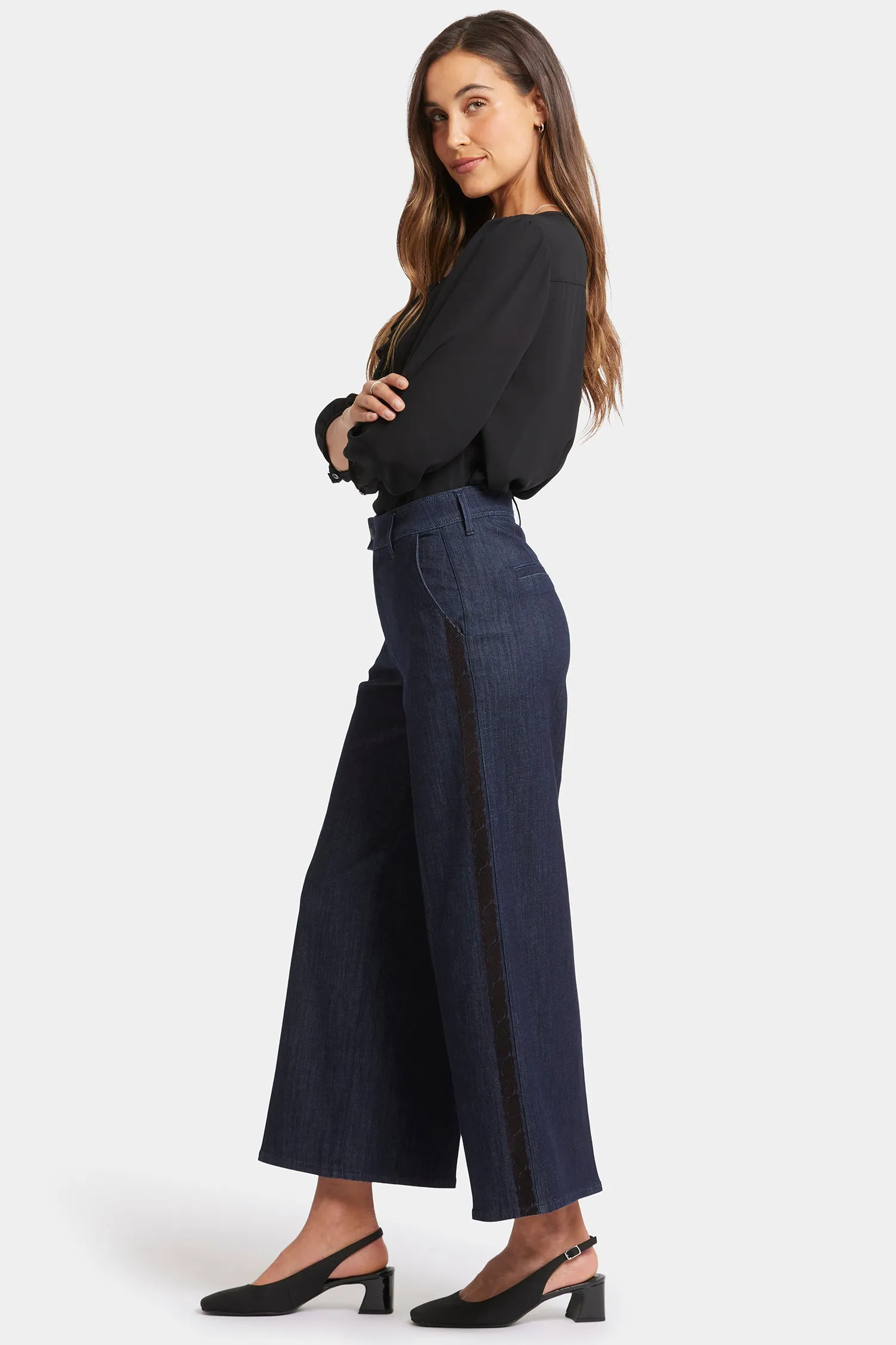 Mona Wide Leg Trouser Jeans - Lightweight Rinse sold by NYDJ product image thumbnail 5