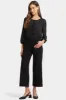 Teresa Wide Leg Ankle Jeans - Black Rinse sold by NYDJ