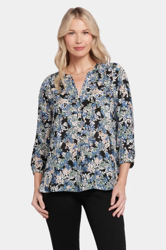 Pintuck Blouse - Livadia sold by NYDJ