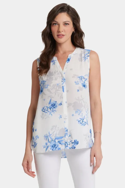 Sleeveless Pintuck Blouse - Hannah Grove sold by NYDJ