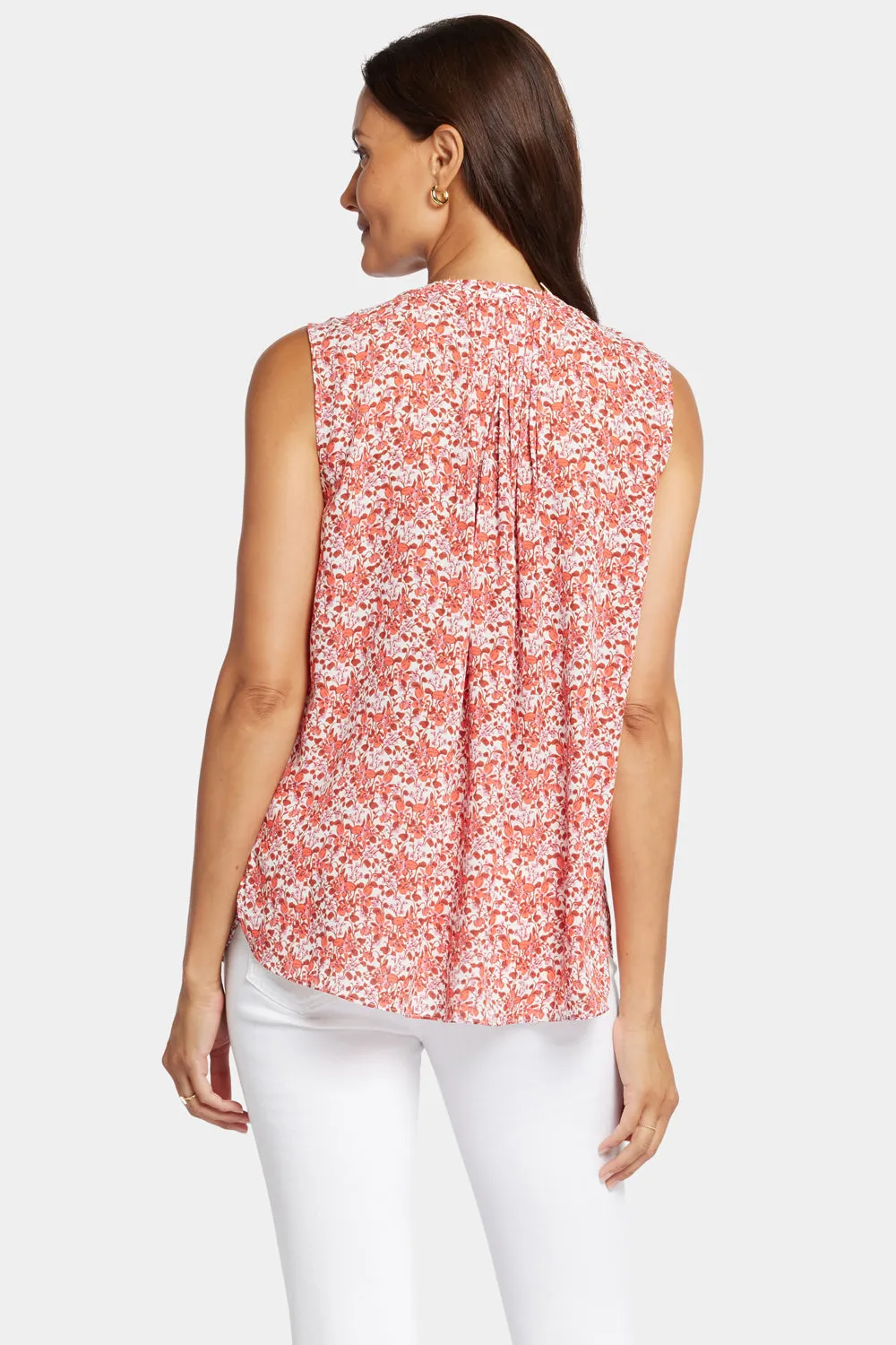 Sleeveless Pintuck Blouse  - Pollyanna sold by NYDJ product image thumbnail 2